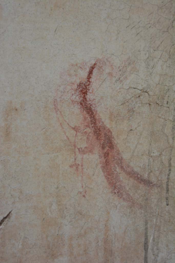 IX.5.2 Pompeii. March 2017. Room ‘c’, painted figure at east end of north wall.
Foto Christian Beck, ERC Grant 681269 DÉCOR.