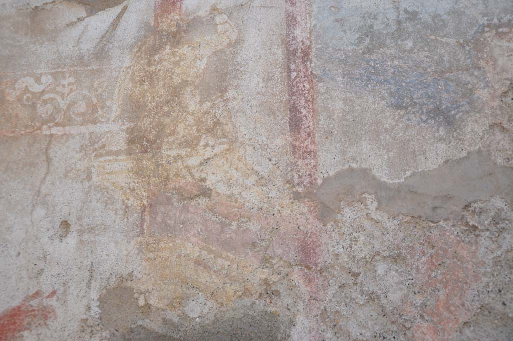 X.5.2 Pompeii. July 2017. Room ‘c’, detail from upper east wall at north end.
Foto Annette Haug, ERC Grant 681269 DÉCOR