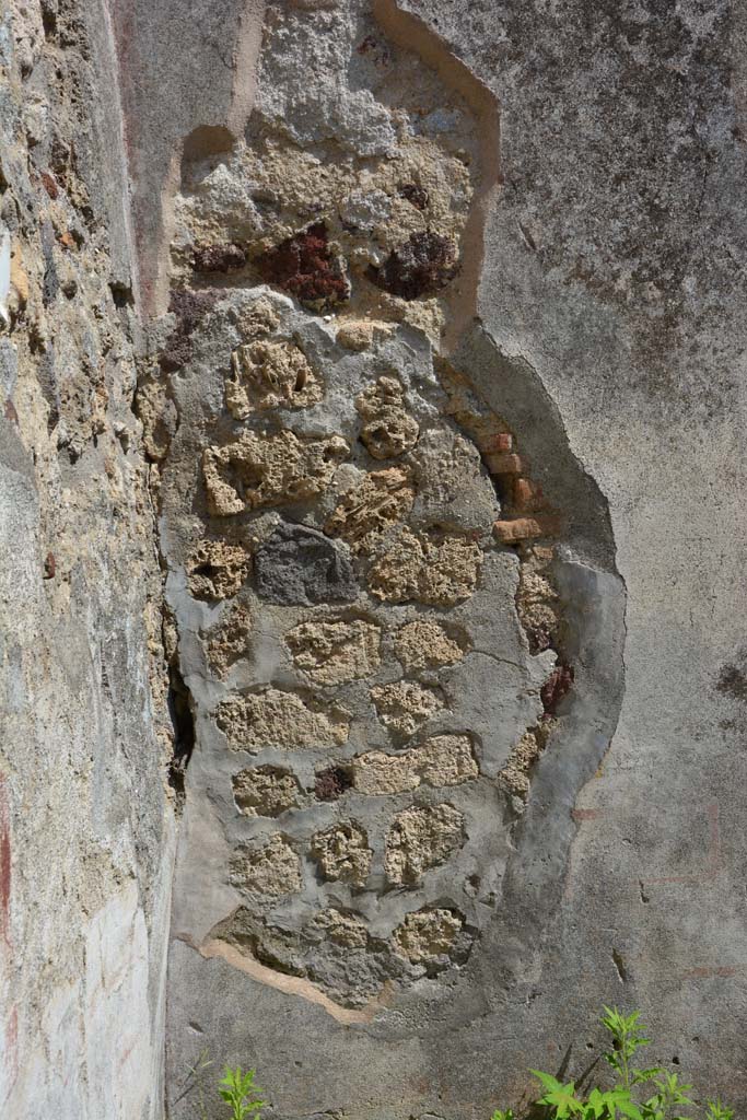 IX.5.2 Pompeii. May 2017. Room ‘i’, detail of south wall in south-east corner.
Foto Christian Beck, ERC Grant 681269 DÉCOR.