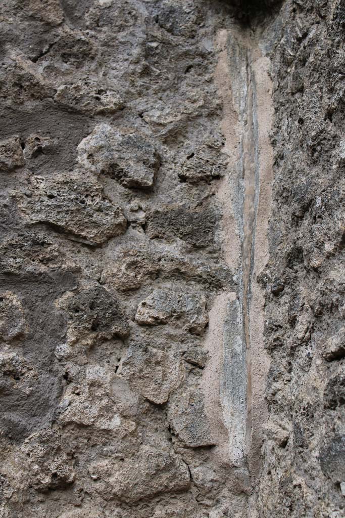 IX.5.4 Pompeii. March 2019. Room d, detail from upper south-west corner.
Foto Christian Beck, ERC Grant 681269 DÉCOR.