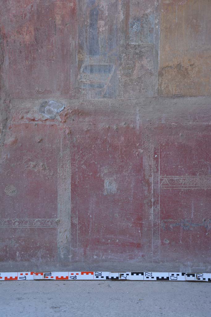IX.5.6 Pompeii. May 2017. Room i, detail from zoccolo on east wall.
Foto Christian Beck, ERC Grant 681269 DÉCOR