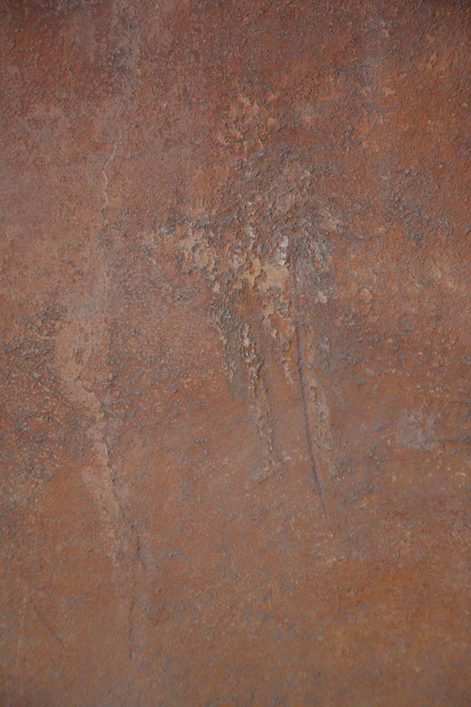 IX.5.6 Pompeii. May 2017.
Room i, detail of figure in panel on east wall at south end.
Foto Christian Beck, ERC Grant 681269 DÉCOR.