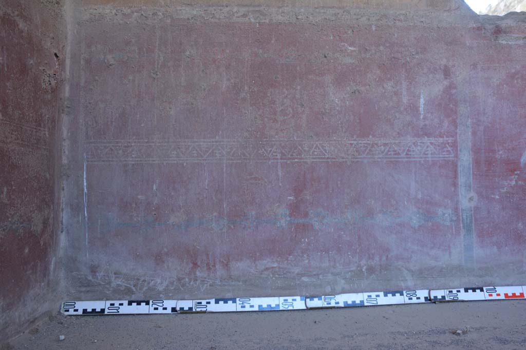 IX.5.6 Pompeii. May 2017. Room i, detail of zoccolo on south wall in south-east corner.
Foto Christian Beck, ERC Grant 681269 DÉCOR.