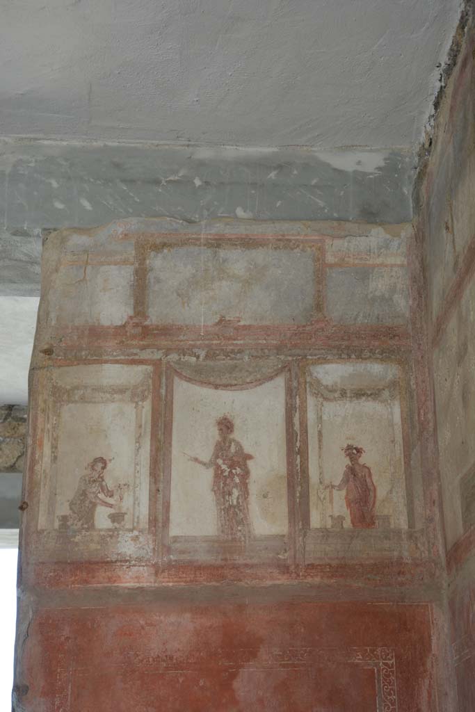 IX.5.6 Pompeii. May 2017. Room i, upper south wall at west end.
Foto Christian Beck, ERC Grant 681269 DÉCOR.