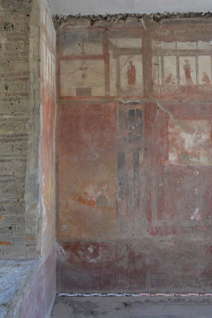 IX.5.6 Pompeii. May 2017. Room i, west wall in south-west corner.
Foto Christian Beck, ERC Grant 681269 DÉCOR.