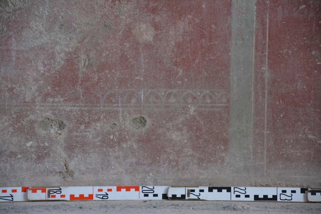 IX.5.6 Pompeii. May 2017. Room i, detail from centre of zoccolo on west wall.
Foto Christian Beck, ERC Grant 681269 DÉCOR.
