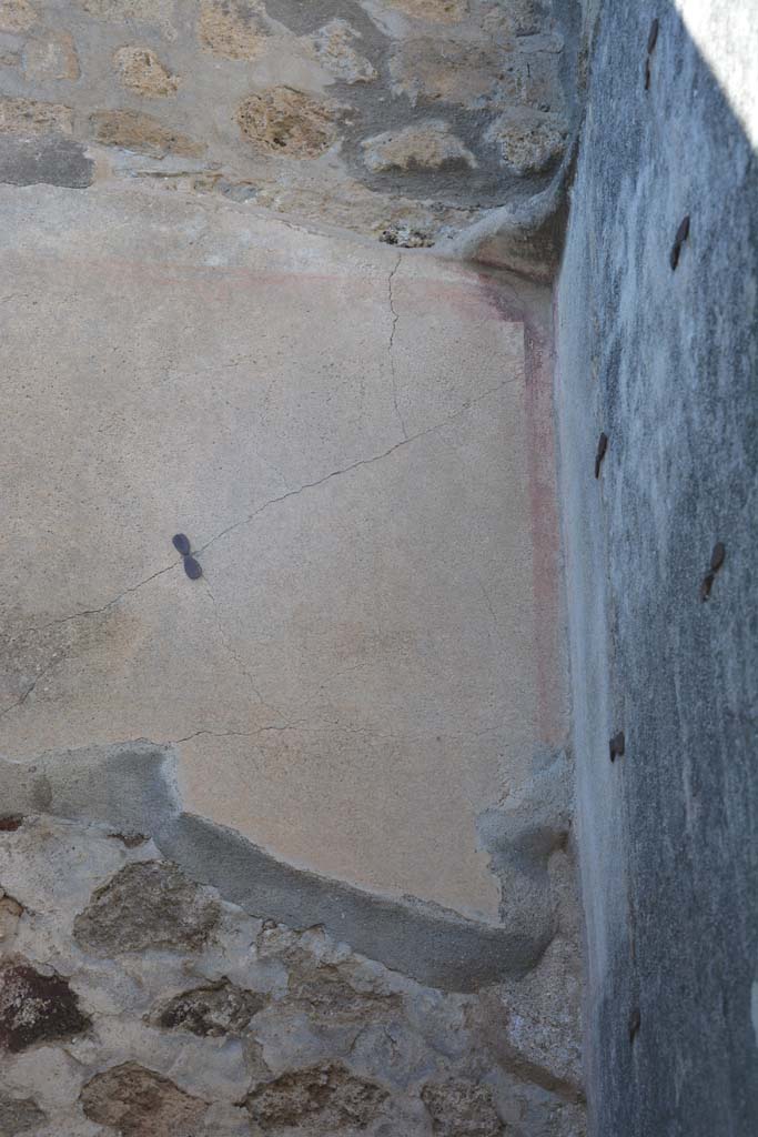 IX.5.6 Pompeii. May 2017. Room o, upper north wall in north-east corner.
Foto Christian Beck, ERC Grant 681269 DÉCOR.