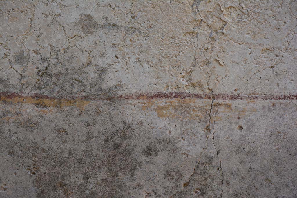 IX.5.6 Pompeii. May 2017. Room r, detail of remaining painted decoration from lower west wall.
Foto Christian Beck, ERC Grant 681269 DÉCOR.