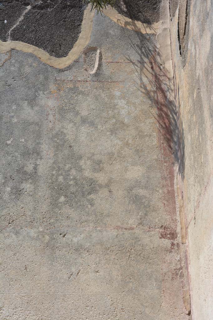 IX.5.6 Pompeii. May 2017. Room r, upper west wall in north-west corner.
Foto Christian Beck, ERC Grant 681269 DÉCOR.