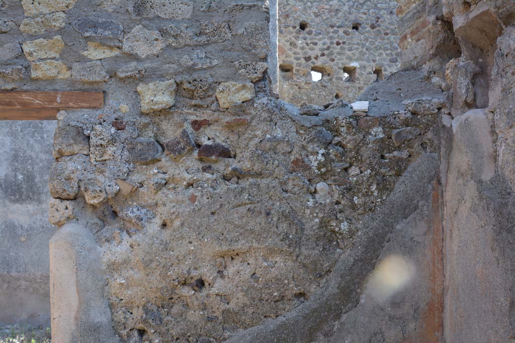 IX.5.6 Pompeii. May 2017. Room s, upper east wall and south-east corner.
Foto Christian Beck, ERC Grant 681269 DÉCOR.