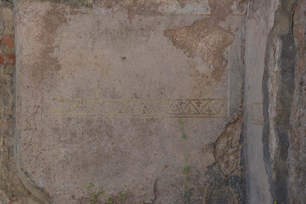 IX.5.6 Pompeii. May 2017. Room a, detail from west wall on north side of doorway to room b, on left.
Foto Christian Beck, ERC Grant 681269 DÉCOR.