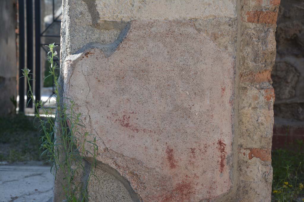 IX.5.6 Pompeii. May 2017. East ala e, detail from north wall at west end.
Foto Christian Beck, ERC Grant 681269 DÉCOR.