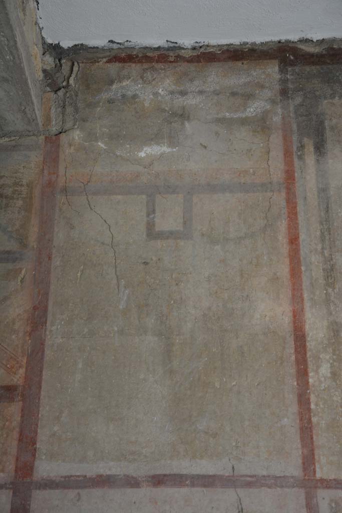 IX.5.6 Pompeii. May 2017. Room l (L), detail of upper east wall at north end.
Foto Christian Beck, ERC Grant 681269 DÉCOR.