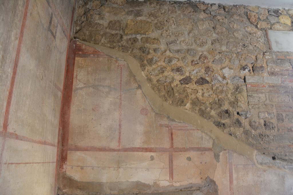 IX.5.6 Pompeii. May 2017. Room l (L), upper south wall in south-east corner above window
Foto Christian Beck, ERC Grant 681269 DÉCOR.