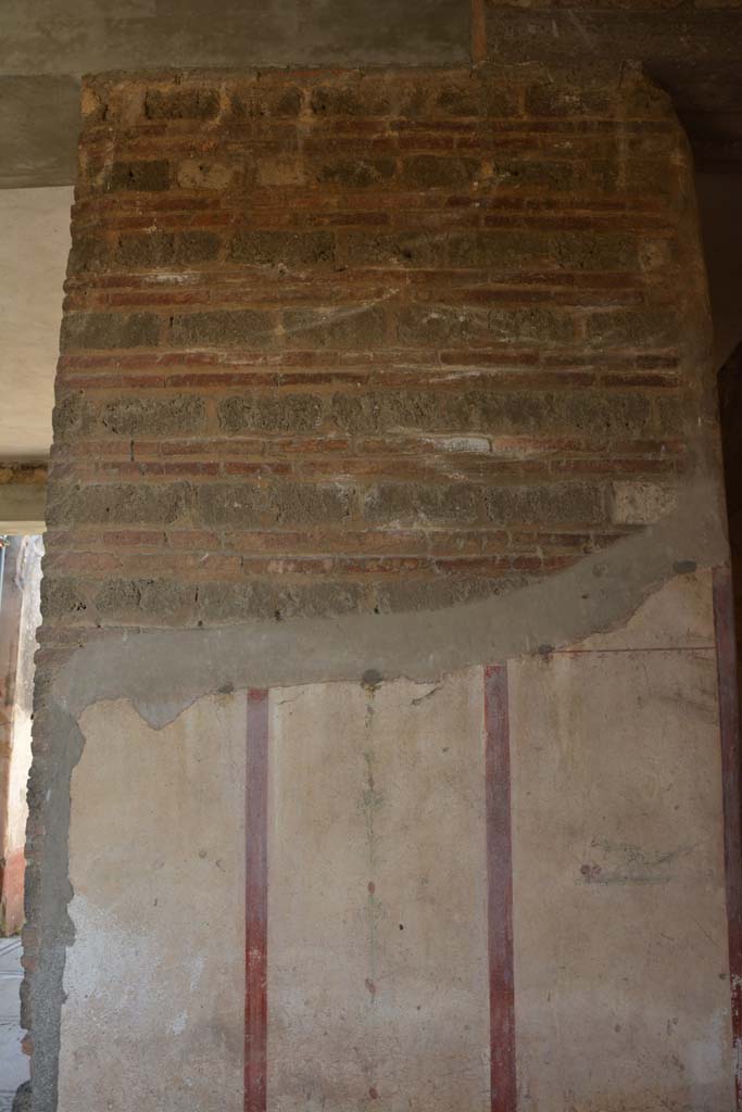 IX.5.6 Pompeii. May 2017. Room l (L), upper north wall at east end.
Foto Christian Beck, ERC Grant 681269 DÉCOR.