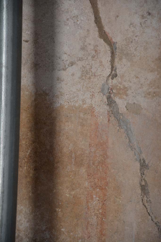 IX.5.6 Pompeii. May 2017. Room m, west wall, remaining painted decoration.
Foto Christian Beck, ERC Grant 681269 DÉCOR.
