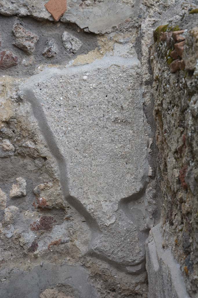 IX.5.8 Pompeii. May 2017. Detail from south wall in south-west corner.
Foto Christian Beck, ERC Grant 681269 DÉCOR.