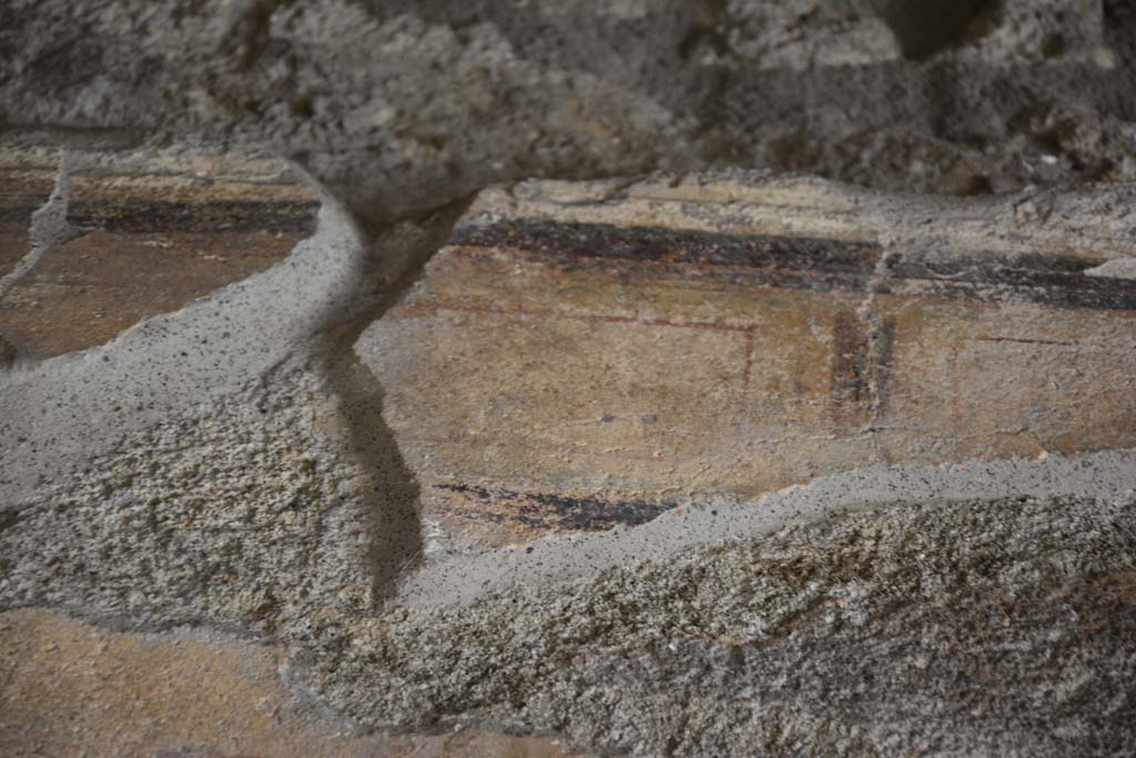 IX.5.9 Pompeii. March 2017. Room e, detail from upper north wall.
Foto Christian Beck, ERC Grant 681269 DCOR.

