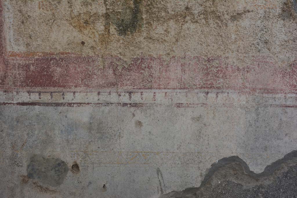 IX.5.11 Pompeii. March 2017. Room k, detail from below window on south wall.  
Foto Christian Beck, ERC Grant 681269 DCOR.
