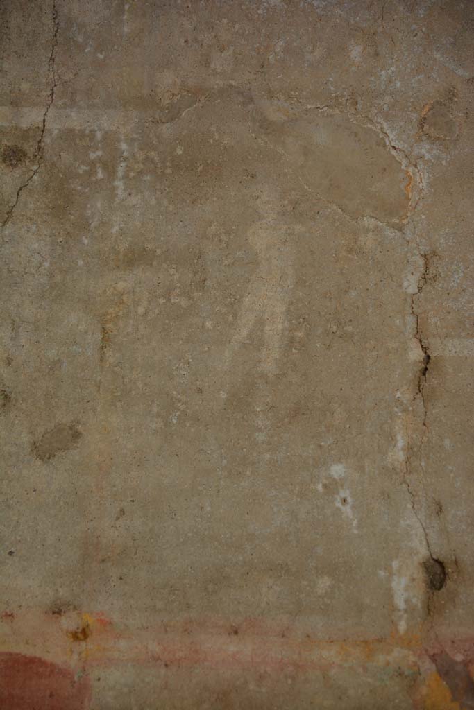 IX.5.11 Pompeii. May 2017. Room f, detail of flying cupid from upper north wall at west end.
Foto Christian Beck, ERC Grant 681269 DCOR.

