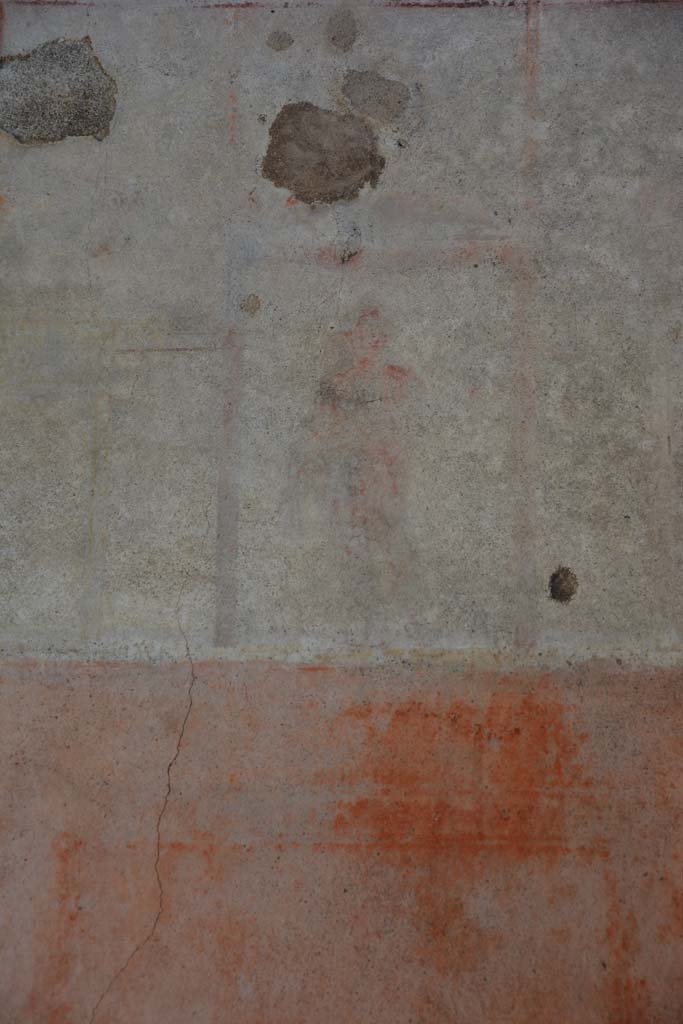 IX.5.11 Pompeii. May 2017. Room e, detail of masculine figure from upper south wall. 
Foto Christian Beck, ERC Grant 681269 DCOR.
