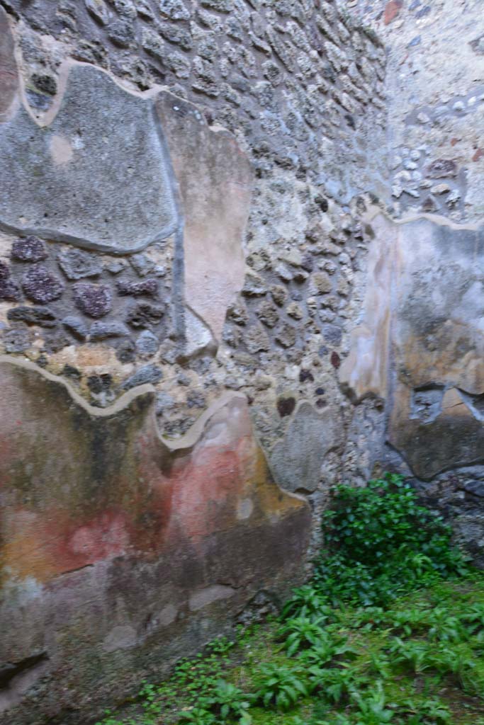 IX.5.11 Pompeii. March 2017. Room p, south wall and south-west corner.
Foto Christian Beck, ERC Grant 681269 DÉCOR.
