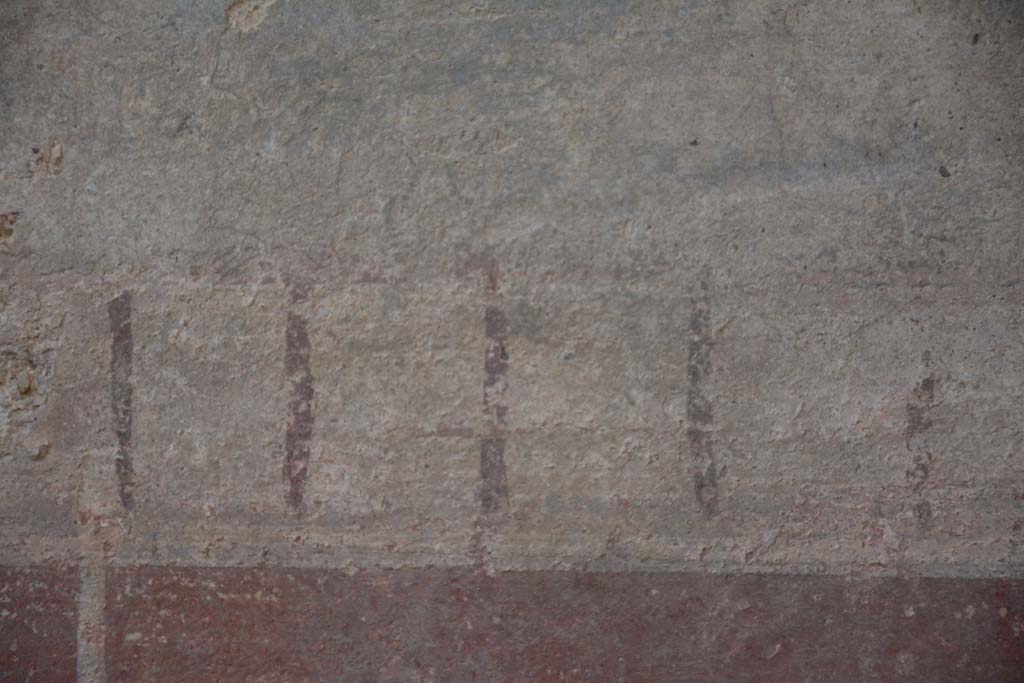 IX.5.11 Pompeii. May 2017. Room g, painted decoration above zoccolo on north wall. 
Foto Christian Beck, ERC Grant 681269 DCOR.
