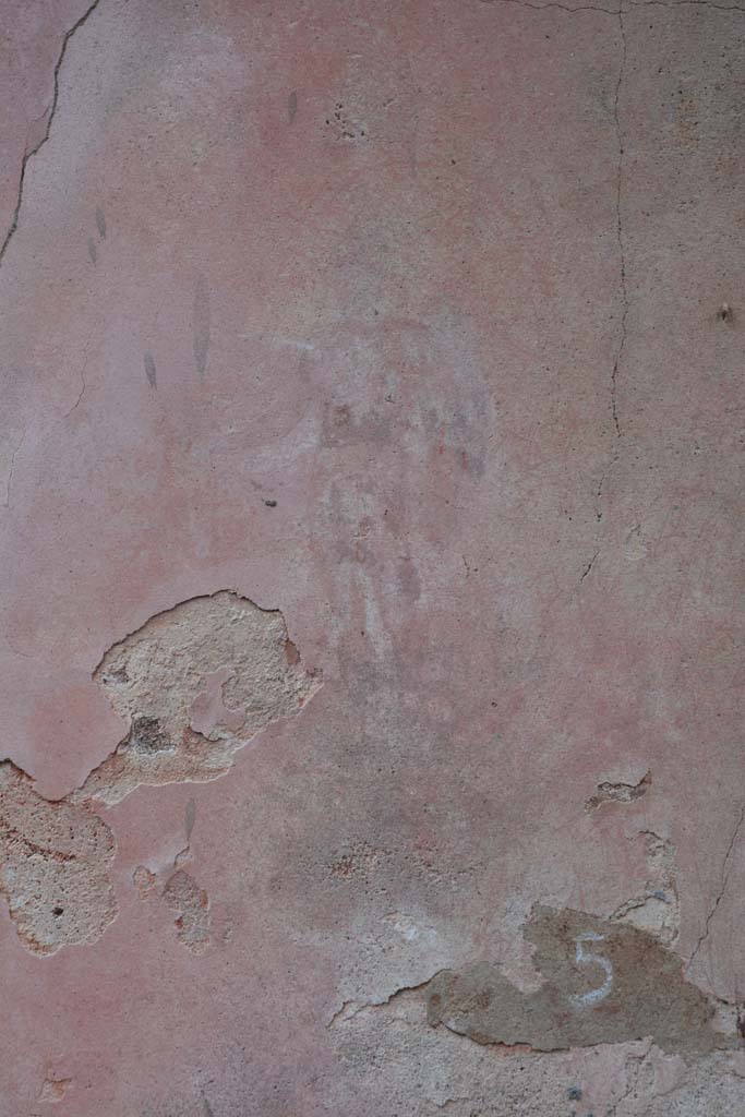 IX.5.11 Pompeii. March 2017. Room I (L), central figure of warrior from north end of east wall.
Foto Christian Beck, ERC Grant 681269 DCOR.
