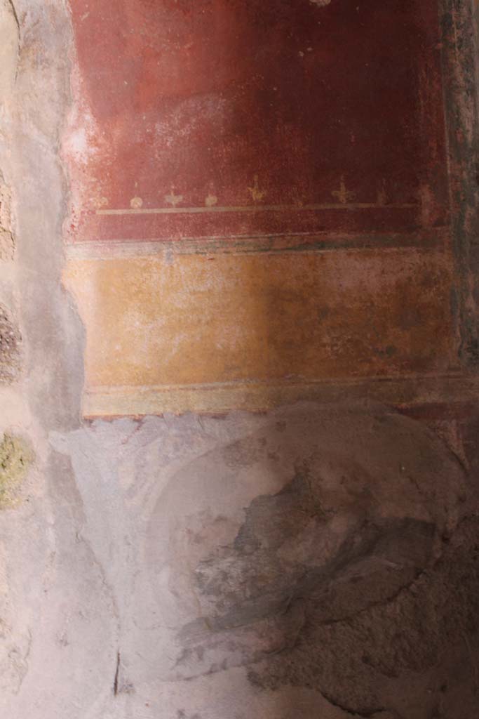 IX.5.14 Pompeii. May 2019. Cubiculum “g”, panel at west end of south wall.
Foto Christian Beck, ERC Grant 681269 DÉCOR.
