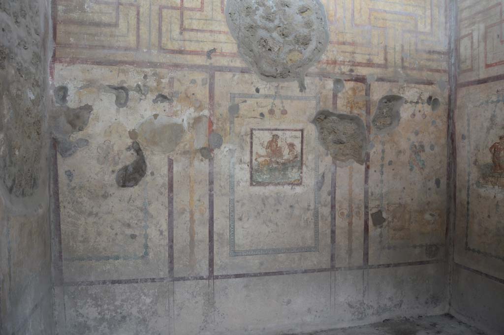 IX.5.16 Pompeii. March 2018. Cubiculum f’, looking towards west wall.
Foto Taylor Lauritsen, ERC Grant 681269 DÉCOR.