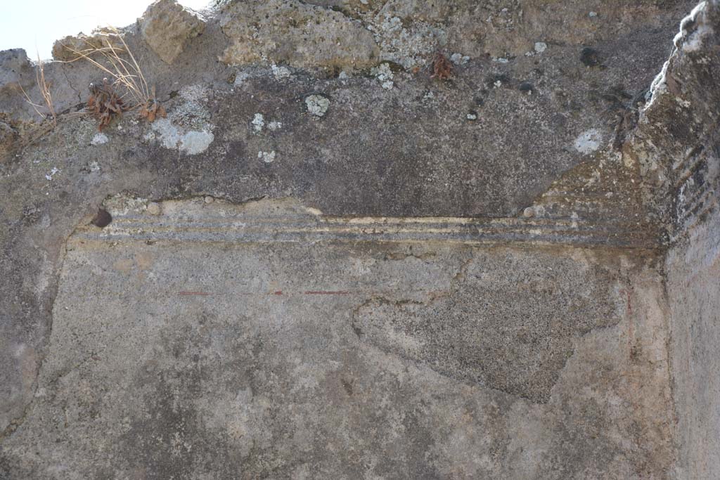 IX.5.18 Pompeii. May 2017. Room p, upper south wall in south-west corner.
Foto Christian Beck, ERC Grant 681269 DÉCOR.
