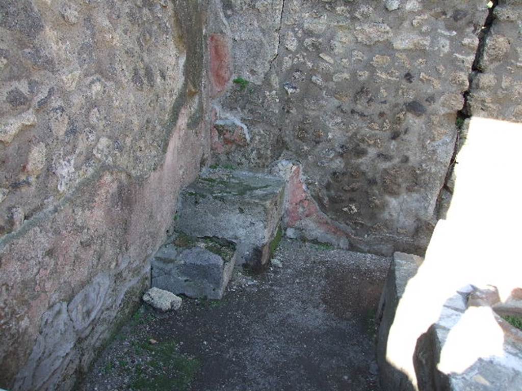 IX.7.13 Pompeii. December 2006. Stairs to upper floor.