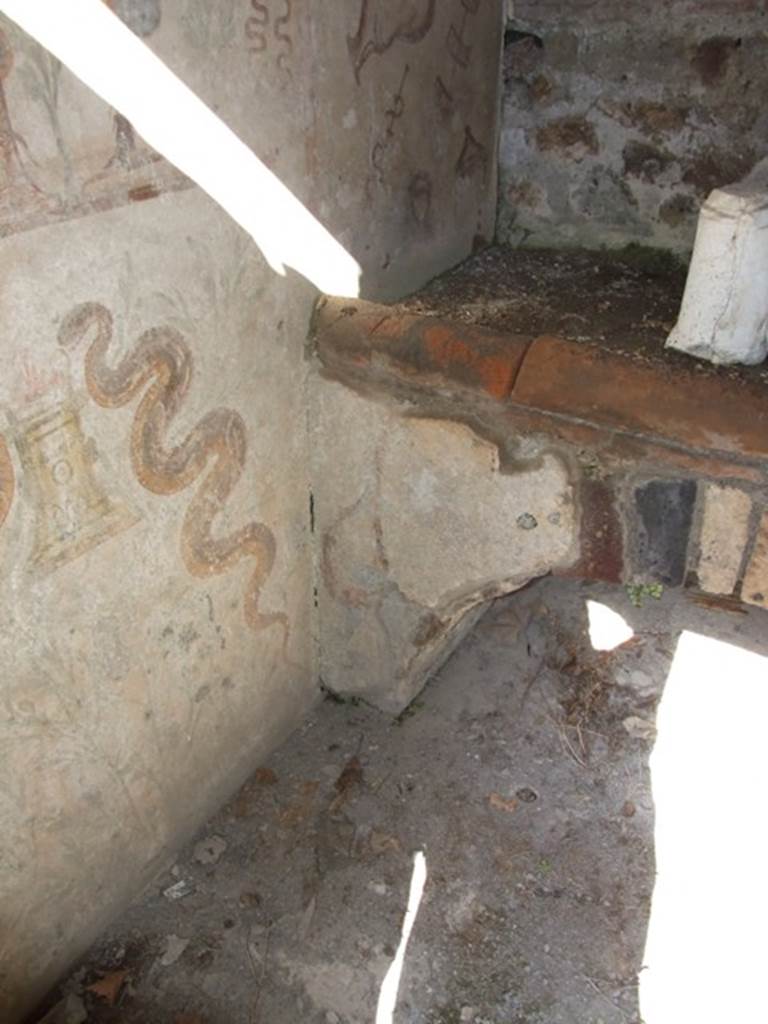 IX.9.c Pompeii.  March 2009. North east corner of Kitchen, with hearth.