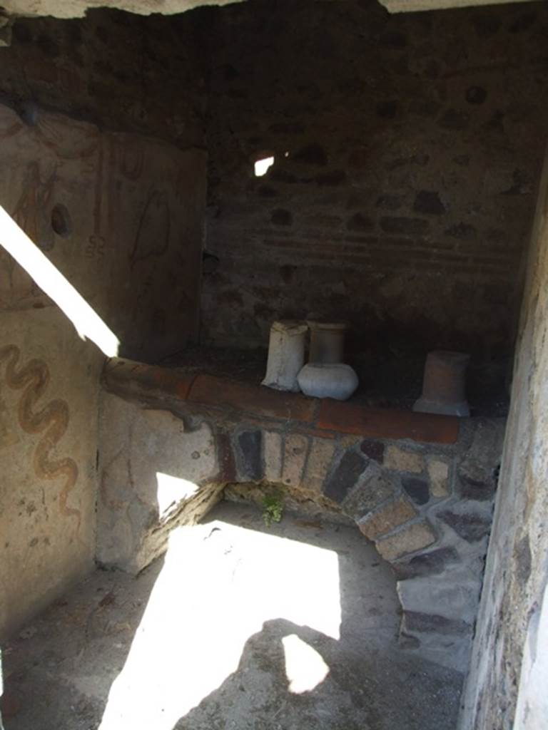 IX.9.c Pompeii.  March 2009.  Kitchen hearth.