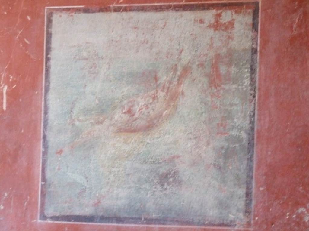 IX.12.9 Pompeii. March 2009. Room 3, wall painting in centre of north wall.