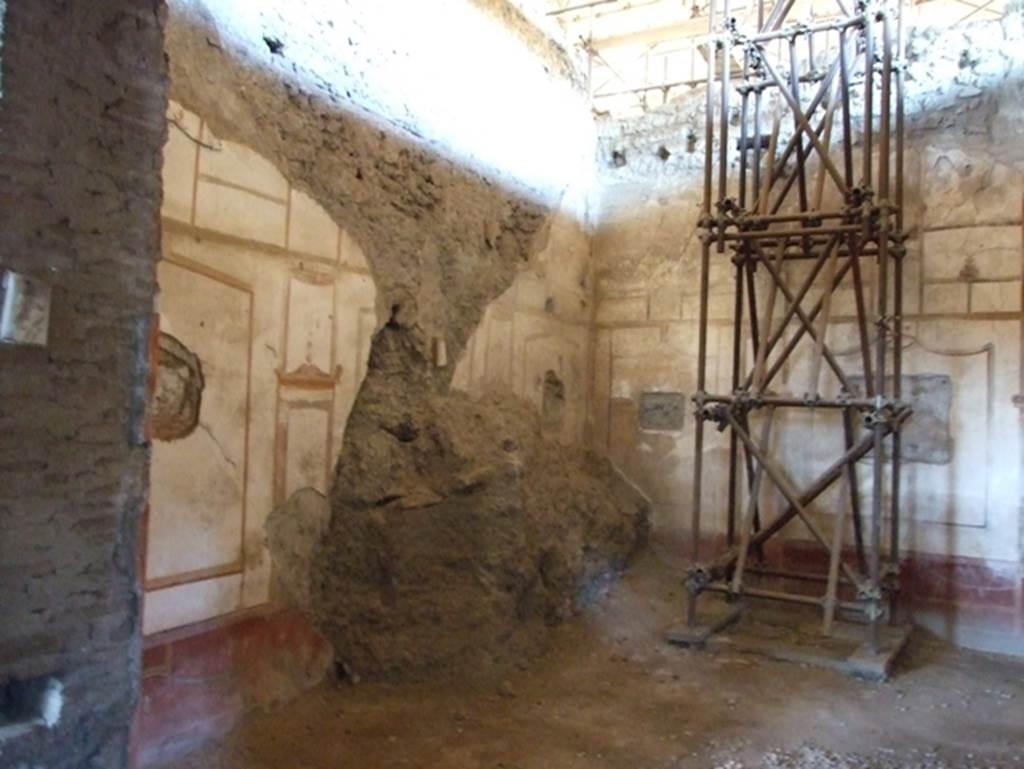 IX.12.9 Pompeii. March 2009. Room 13, west wall.
