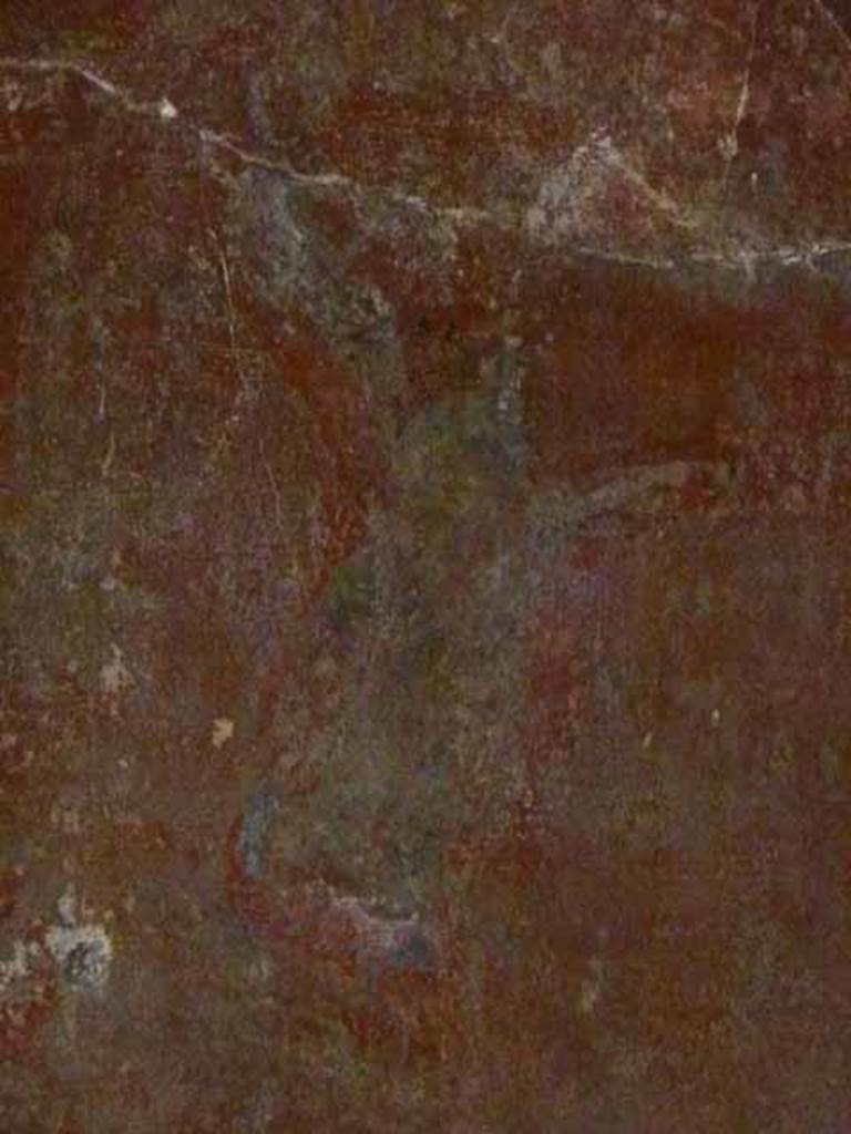 IX.13.1-3 Pompeii. May 2010. Room 13, west wall, remains of faded floating figure.
