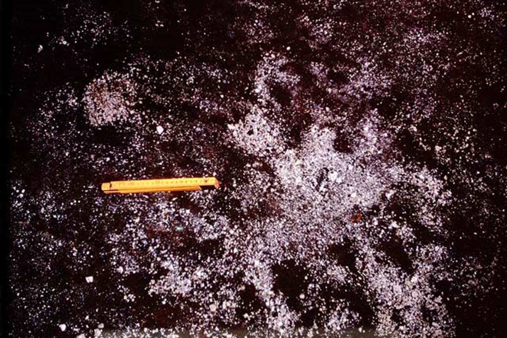 IX.13.1-3 Pompeii, 1973. Ancient ground level. Photo by Stanley A. Jashemski. 
Source: The Wilhelmina and Stanley A. Jashemski archive in the University of Maryland Library, Special Collections (See collection page) and made available under the Creative Commons Attribution-Non Commercial License v.4. See Licence and use details. J73f0289
