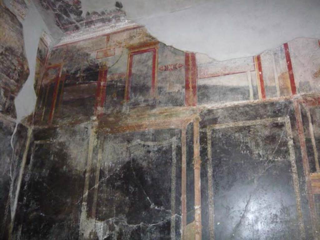 IX.13.1-3 Pompeii. May 2012. Room 10, upper east wall at north end.
Photo courtesy of Buzz Ferebee.