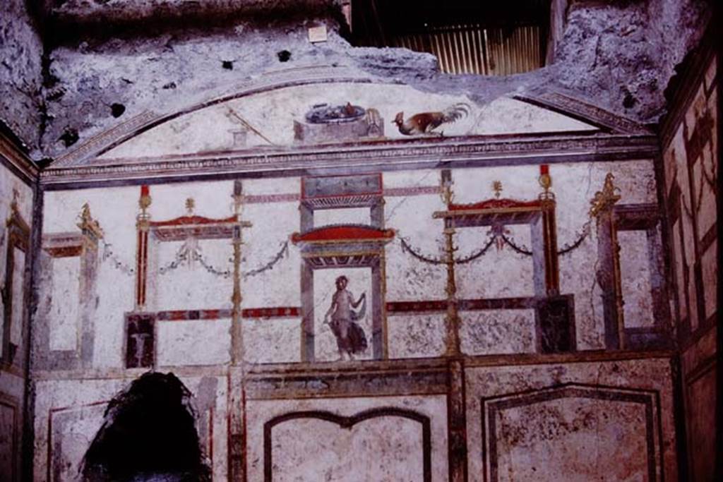 IX.13.1-3 Pompeii. 1975. Room 11, upper north wall. Photo by Stanley A. Jashemski.   
Source: The Wilhelmina and Stanley A. Jashemski archive in the University of Maryland Library, Special Collections (See collection page) and made available under the Creative Commons Attribution-Non Commercial License v.4. See Licence and use details. J75f0685
