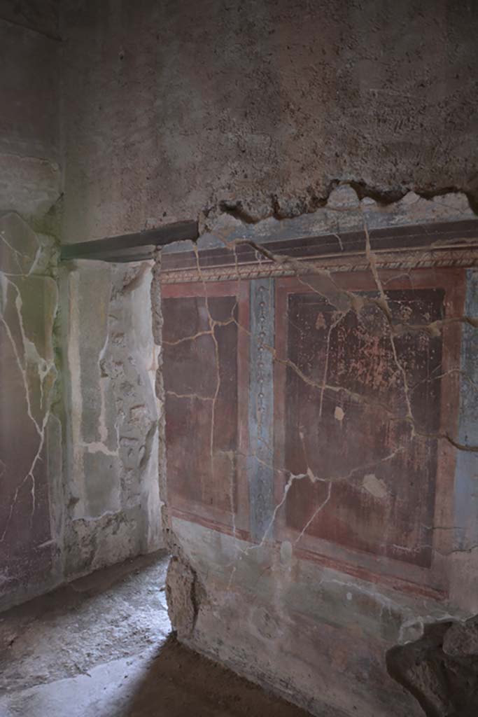 IX.14.4 Pompeii. September 2019. 
Room 5, looking north along east wall towards doorway to room 3.
Foto Annette Haug, ERC Grant 681269 DÉCOR.
