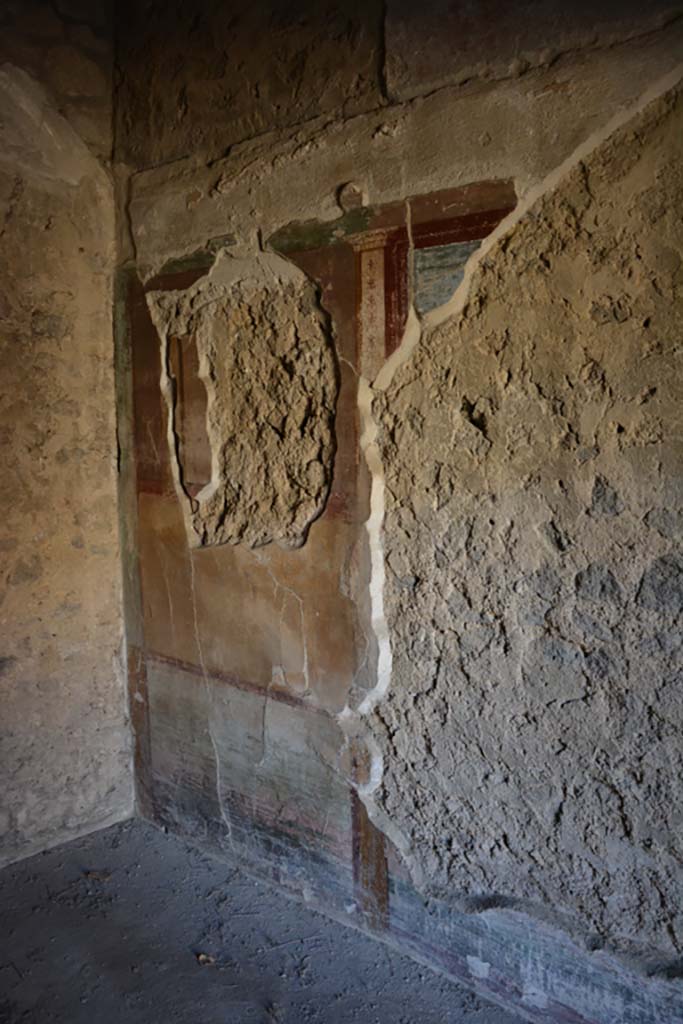 IX.14.4 Pompeii. September 2019. Room 5, west wall at south end
Foto Annette Haug, ERC Grant 681269 DÉCOR.

