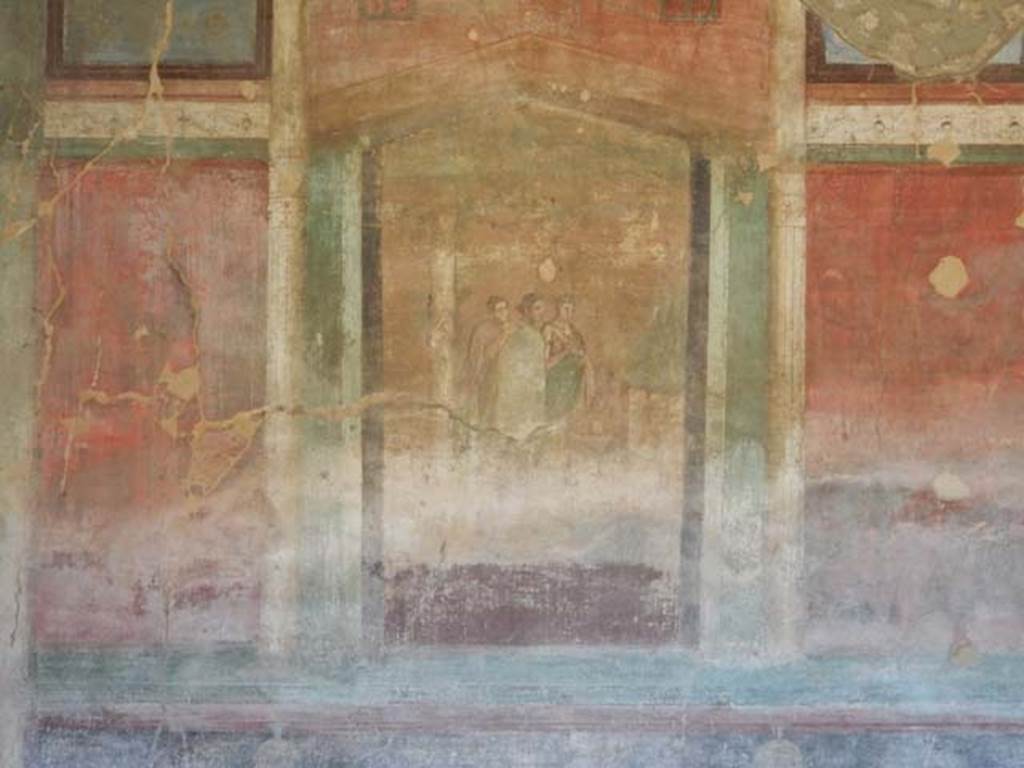 IX.14.4 Pompeii. May 2017. Room 3, central painting on south wall. Photo courtesy of Buzz Ferebee.