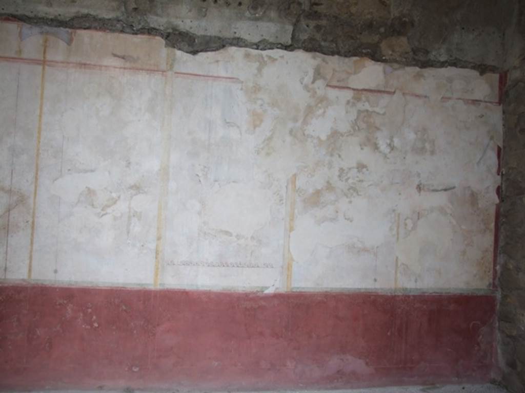 IX.14.4 Pompeii. December 2007. East wall of room F on the east side of the atrium. 
