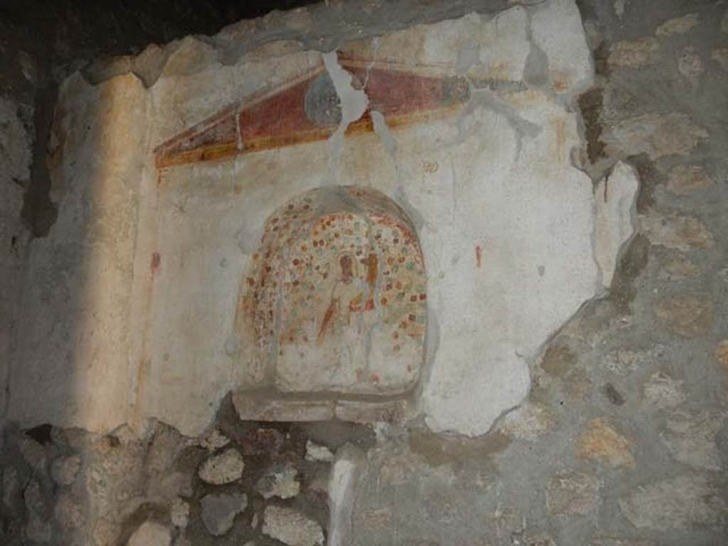 IX.14.4 Pompeii. May 2017. Room 18, looking towards south-east corner of kitchen. 
Photo courtesy of Buzz Ferebee.
