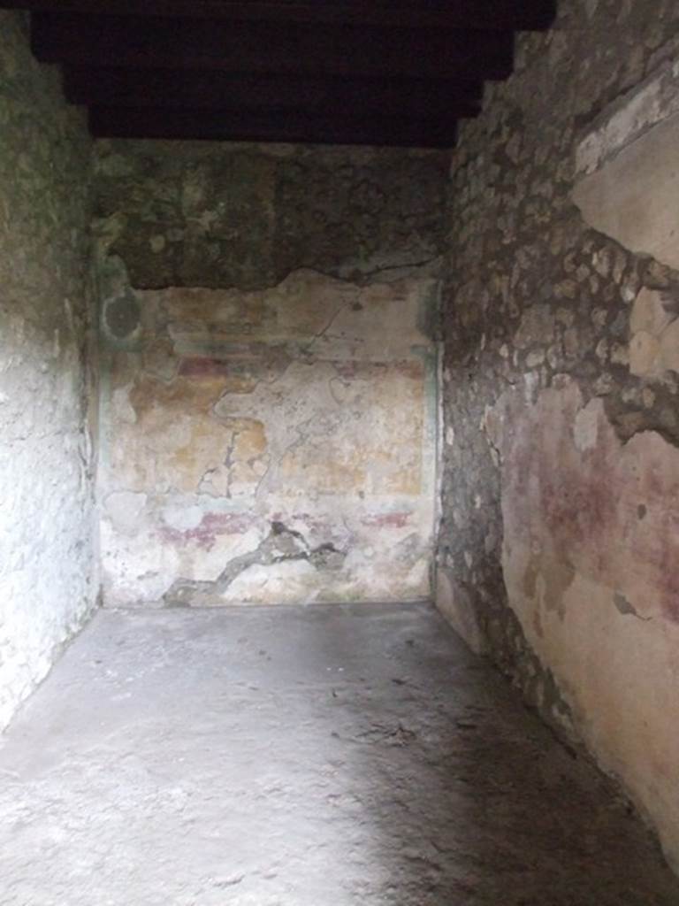 IX.14.4 Pompeii. December 2007. Room 13, on west side of peristyle, looking west. Room after restoration, renovation and rebuilding of upper floor.