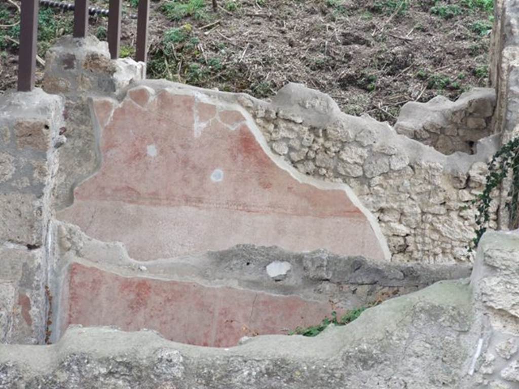 IX.14.c Pompeii. December 2007. Looking south across room 4 towards wall of fauces room 1. Photographed from roof of IX.14.2/4.