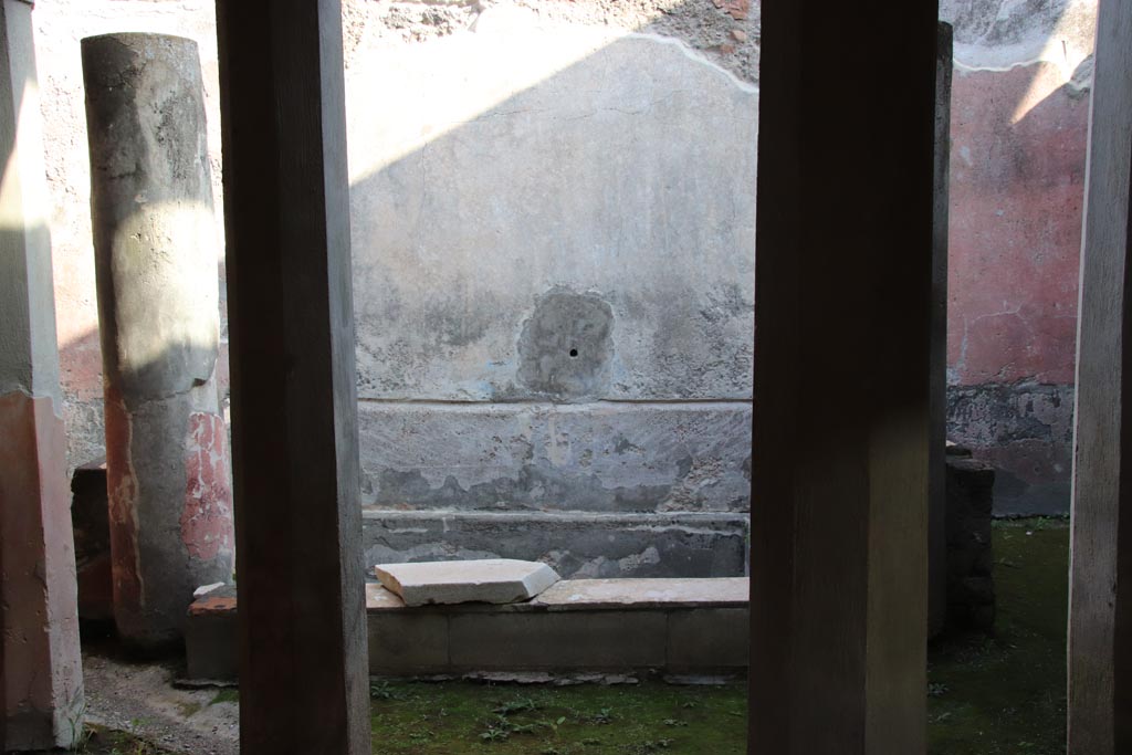 HGW24 Pompeii. Villa of Diomedes. October 2023. Looking north-east towards pool in baths’ complex. Photo courtesy of Klaus Heese.
(Fontaine, room 3, courtyard of baths’ area)