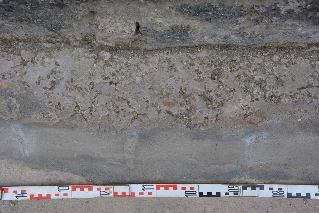 Vicolo del Centenario, west side, Pompeii. May 2017. Detail of pavement.
Foto Christian Beck, ERC Grant 681269 DÉCOR.
