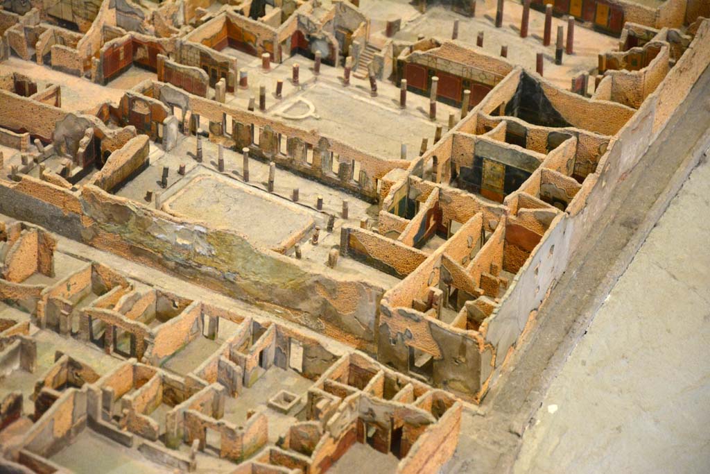 Vicolo del Citarista, on right, with I.4.28, at junction with Vicolo del Menandro, lower left.
May 2019.
Foto Tobias Busen, ERC Grant 681269 DCOR.
